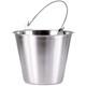 Seau En Acier Inoxydable Pur Admiral Craft Finition Brossée 16 Quarts