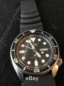 Seiko 7548-7000 Divers 150 M Pintes Watch. 1980 Très Propre, 1 Propriétaire Précédent