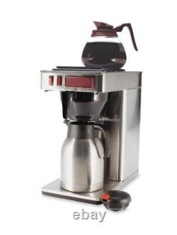 Serveur de café commercial à double infusion Coffee Pro 1,25 litre en acier inoxydable CPTB