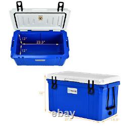 Stakol 58 Quart Portable Cooler Ice Chest-proof 80 Cans Ice Box For Camping