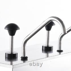 Station de Distribution de Sauces avec Pompe en Acier Inoxydable de 11 Quart - Argent US