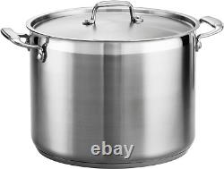 Stock Couvert Pot En Acier Inoxydable Gourmet 16-quart, 80120/001ds