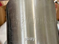 Tasse à siphon Binks, 1 quart en acier inoxydable, anti-goutte, 3/8 NPS NIB