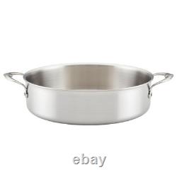 Thomas Keller Insignia par Stainless Steel Rondeau de 6 Quart, Cuisinière à Induction