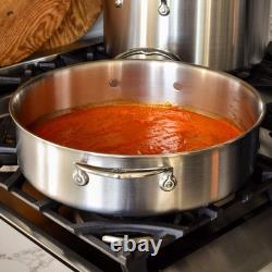 Thomas Keller Insignia par Stainless Steel Rondeau de 6 Quart, Cuisinière à Induction