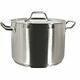 Thunder Group Slsps040 Marmite 40 Quart Avec Couvercle Induction Ready 18 8 S S