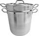 Truecraftware - 16 Quarts En Acier Inoxydable Double De 16 Quarts