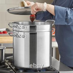 TrueCraftware - 16 Quarts en Acier Inoxydable Double de 16 Quarts