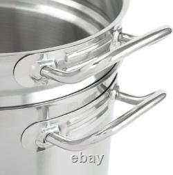 TrueCraftware - 16 Quarts en Acier Inoxydable Double de 16 Quarts