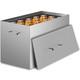Vevor Cuisini&egrave;re De St&eacute;rilisation Au Bain-marie Pour Plaque De Cuisson, St&eacute;rilisateur De 15 Pintes En Acier Inoxydable Avec Panier
