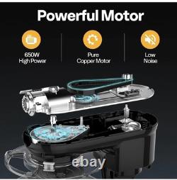 VIVOHOME Batteur sur socle multifonction 3 en 1 avec bol en acier inoxydable de 6 quarts