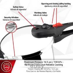 Vente de la cocotte-minute en acier inoxydable Magefesa Practika Plus de 8 quarts