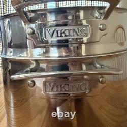 Viking & All Clad casserole à pâtes en acier inoxydable 3 plis avec couvercle, 8 pintes, ensemble de 4 pièces