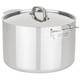 Viking Casserole En Acier Inoxydable De 12 Quart Avec Couvercle Induction Four Lave-vaisselle