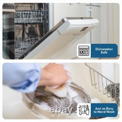 Viking Casserole en Acier Inoxydable de 12 Quart avec Couvercle Induction Four Lave-vaisselle