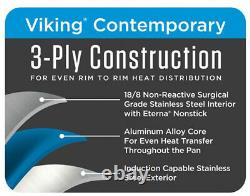 Viking Contemporary 3-ply Acier Inoxydable 5.2-quart Four Néerlandais Nouveau