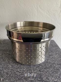 Vintage Revere Ware 1558 Inset Multi-Cooker en Acier Inoxydable 8 Quarts Neuf dans sa Boîte