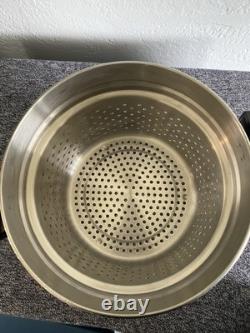 Vintage Revere Ware 1558 Inset Multi-Cooker en Acier Inoxydable 8 Quarts Neuf dans sa Boîte