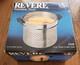 Vintage Revere Ware 1558 Inset Multicuiseur En Acier Inoxydable 8 Quart Neuf