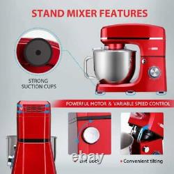 Vivohome 7.5 Quart Stand Mixer, 660w 6-speed Tilt-head Kitchen Electric Food MIX