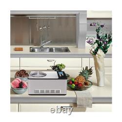 Whynter ICM-200LS Machine à glace automatique en acier inoxydable de 2 pintes avec compresseur