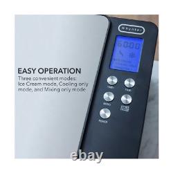 Whynter ICM-200LS Machine à glace automatique en acier inoxydable de 2 pintes avec compresseur Whynter ICM-200LS Machine à glace automatique en acier inoxydable de 2 pintes avec compresseur