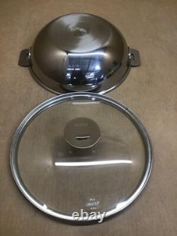 Wok Cristel Casteline, 3 quart, Argent