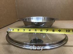 Wok Cristel Casteline, 3 quart, Argent