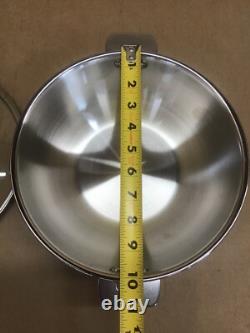 Wok Cristel Casteline, 3 quart, Argent