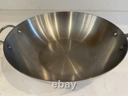Wok en acier inoxydable All-Clad de 4 quarts avec couvercle, excellent état