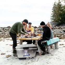 Yakimoto glacière isotherme en acier inoxydable 54 quarts, conservation de 5 à 7 jours, livraison gratuite